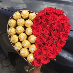Heart Rose combo