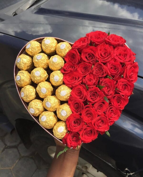 Heart Rose combo