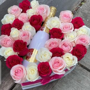 Belaire and Roses box