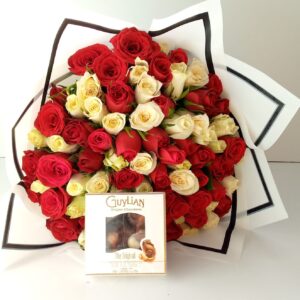 Mixed Roses and Choco Combo