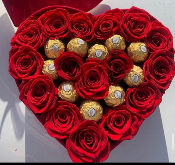 Love Heart Box Bouquet