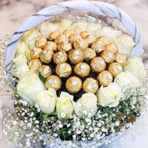White Roses and Ferrero Rocher