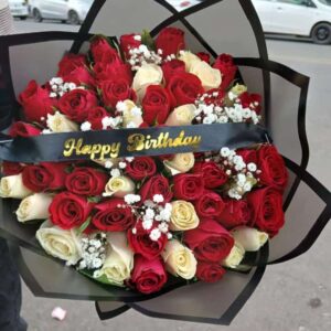 50 ROSES FOR BIRTDAY