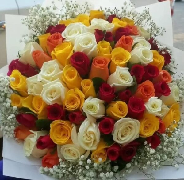 80 MIXED ROSES
