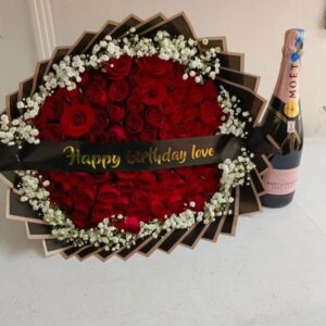 500 ROSES WITH MOET