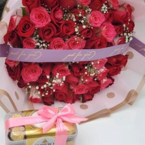 16 PIECE FERRERO WITH ROSES