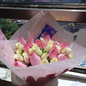 40 ROSES WITH CADBURY