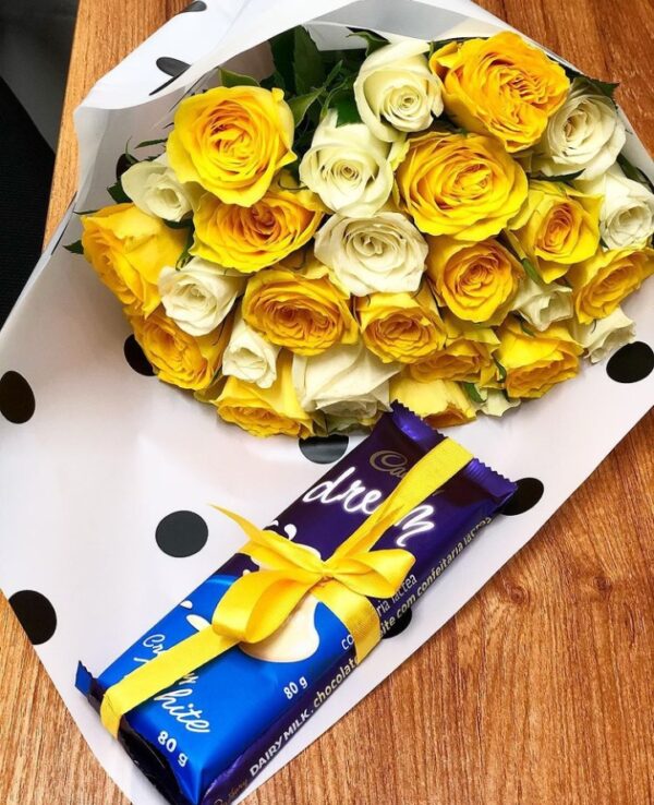 CADBURY WITH PETALS
