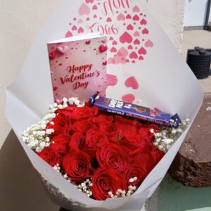 20  ROSES WITH CARDBURY